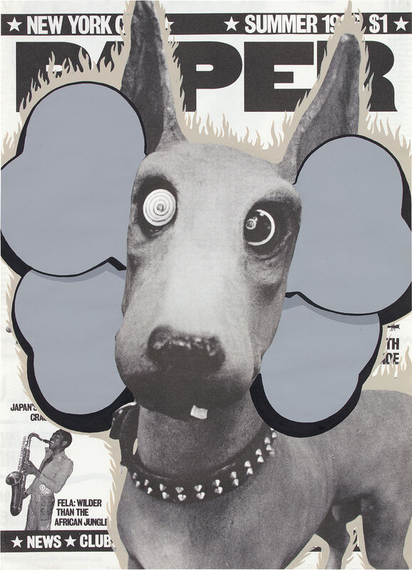 KAWS, ‘UNTITLED (PAPER MAGAZINE)’, 2003, Mixed Media, Acrylic on found magazine cover, Phillips