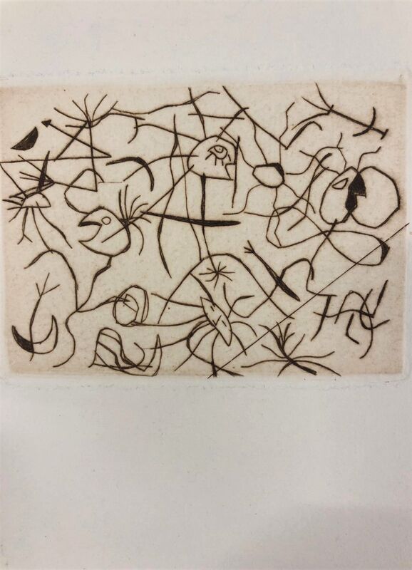 Joan Miró, ‘Astres et Danseurs’, 1956, Print, Original etching on wove paper, Samhart Gallery