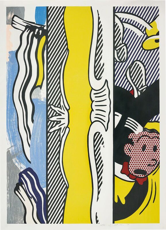 Roy Lichtenstein, ‘Two Paintings: Dagwood, from Paintings Series’, 1984, Print, Woodcut and lithograph in colours, on Arches 88 paper, with full margins., Phillips