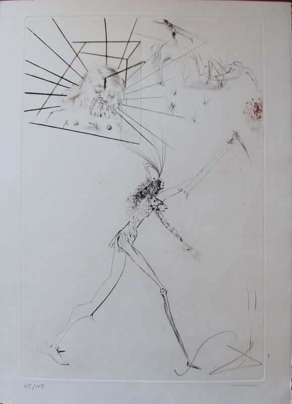 Salvador Dalí, ‘The three felonious barons’, 20th Century, Print, Engraving, AFL