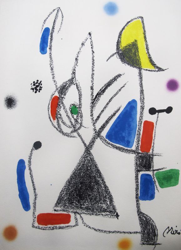 Joan Miró, ‘Maravillas con variaciones acrósticas en el jardín de Miró - 16’, 1975, Print, Color lithograph, Sylvan Cole Gallery