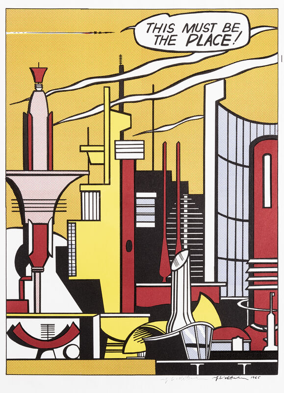 Roy Lichtenstein, ‘This Must Be The Place’, 1965, Print, Offset lithograph in colours on wove paper, Tate Ward Auctions