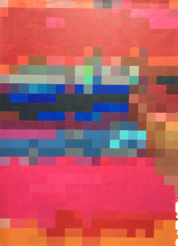 Jan De Schutter, ‘PixelPainting #12’, 2019, Painting, Acryl on canvas, Maggio Art Consultancy