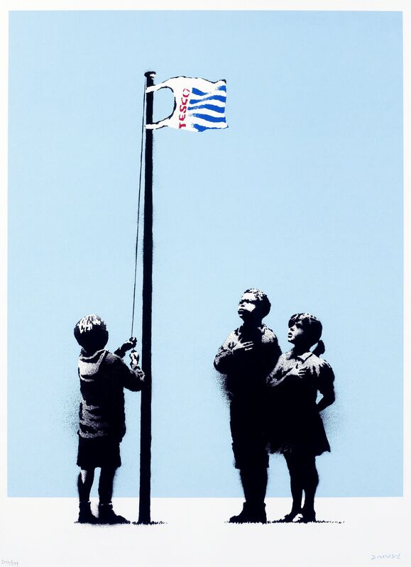 Banksy, ‘Very Little Helps’, 2008, Print, Screenprint in colours, Forum Auctions