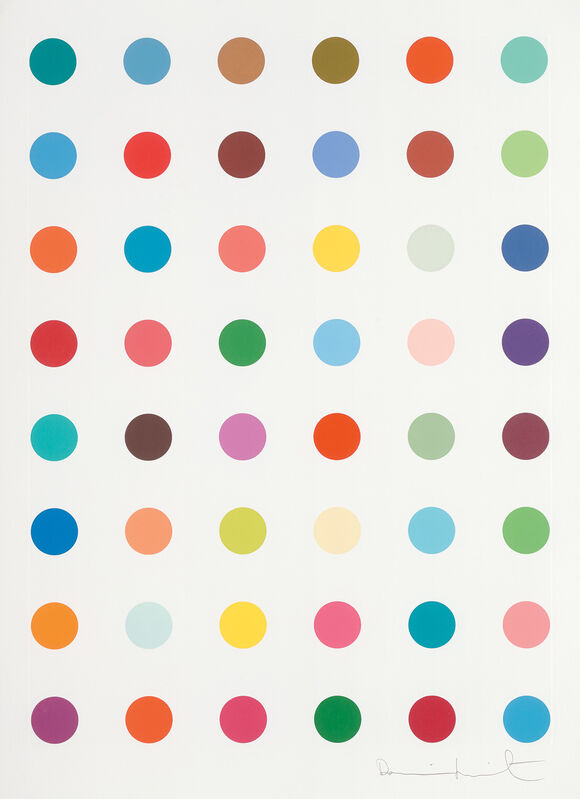 Damien Hirst, ‘Oleoylsarcosine’, 2008, Print, Unique etching and aquatint in colours, on Hahnemühle paper, with full margins., Phillips