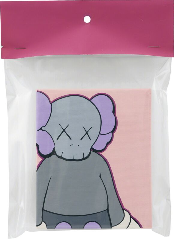 KAWS, ‘UNTITLED’, 2002, Painting, Acrylic on canvas with plastic packaging, Phillips