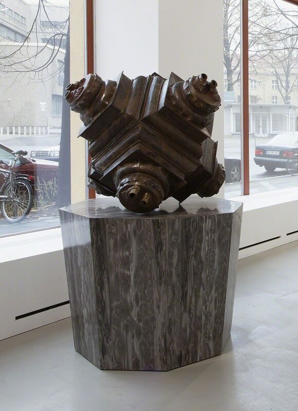 Tallur L.N., ‘Pedestal on Pedestal’, 2011, Sculpture, Cast bronze (ed. 2/3) on a wooden base with plastic laminate veneers, Nature Morte