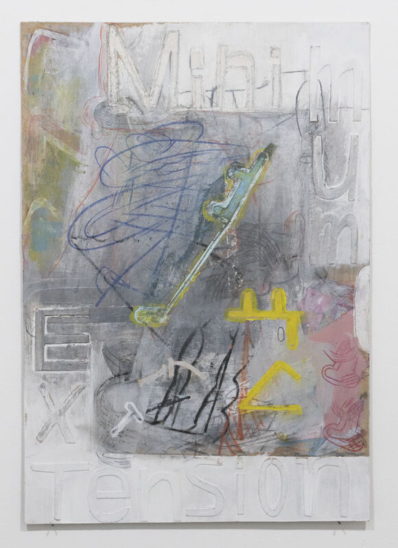 Moe Yoshida Veggetti, ‘Minimum extension’, 2018, Drawing, Collage or other Work on Paper, Pencil, charcoal, acrylic on board, GALLERY TAGA 2