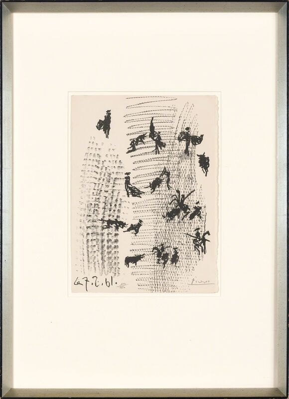 Pablo Picasso, ‘TOROS Y TOREROS (B. 1012; M. 345; SEE C. BOOKS 112)’, 1961, Print, Lithograph, Doyle