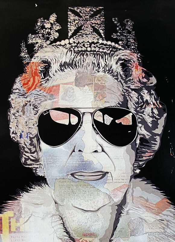 Mr. Brainwash, ‘'Queen Aviator'’, 2012, Print, Offset lithograph on satin poster paper., Signari Gallery