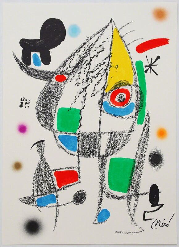 Joan Miró, ‘Maravillas con variaciones acrósticas en el jardín de Miró - 20’, 1975, Print, Color lithograph, Sylvan Cole Gallery