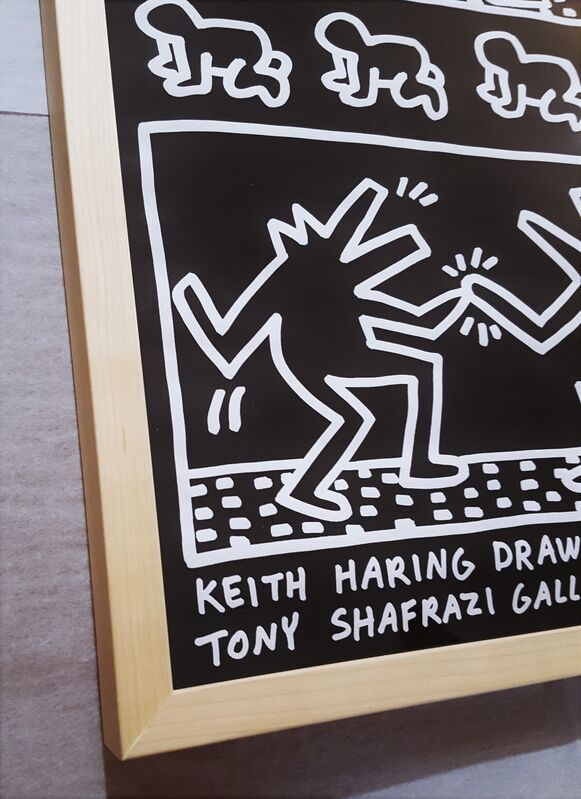 Keith Haring, ‘Keith Haring Drawings (Tony Shafrazi Gallery)’, 1982, Posters, Offset-Lithograph, Exhibition Poster, Graves International Art