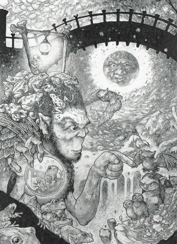 David Thierree, ‘Faerie Trade’, 2011, Drawing, Collage or other Work on Paper, Pencil on paper, IX Gallery