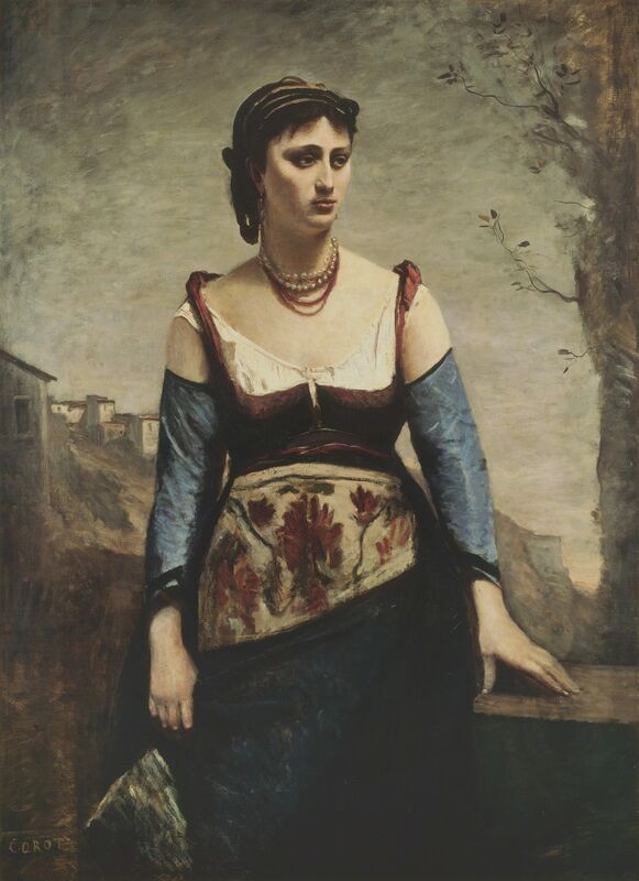 Jean-Baptiste-Camille Corot, ‘Agostina’, 1866, Painting, Oil on canvas, National Gallery of Art, Washington, D.C.