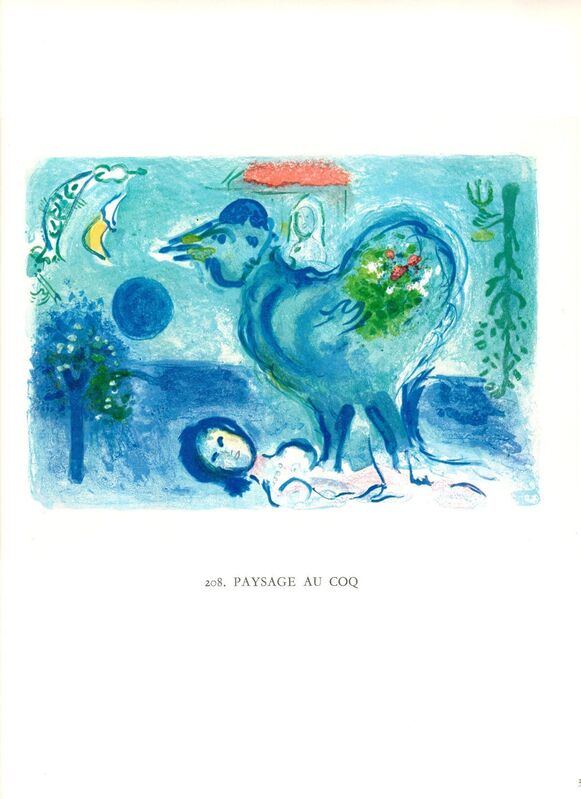 Marc Chagall, ‘Paysage du Coq’, 1963, Print, Offset Lithograph, ArtWise
