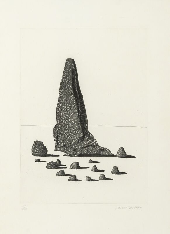 David Hockney, ‘The Sexton Disguised as a Ghost Stood still as Stone (MCA Tokyo 87)’, 1969, Print, Etching on Hodgkinson handmade paper, Forum Auctions
