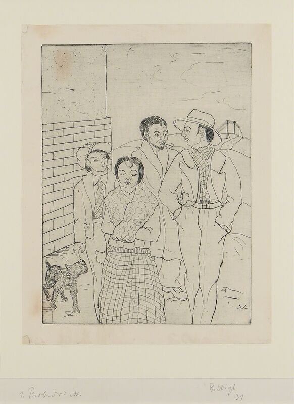Bruno Voigt, ‘"Zigeuner"’, 1931, Print, Etching on paper, Art 1900 