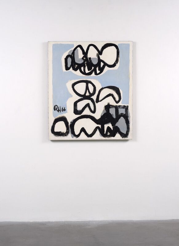 Raymond Hendler, ‘Cain and Able’, 1966, Painting, Acrylic on canvas, Berry Campbell Gallery