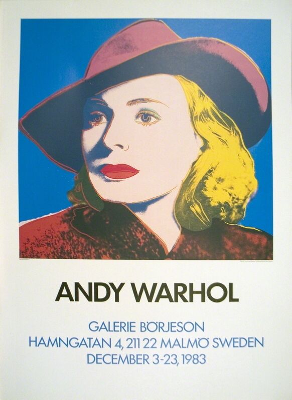Andy Warhol, ‘Ingrid with Hat’, 1983, Ephemera or Merchandise, Offset Lithograph, ArtWise