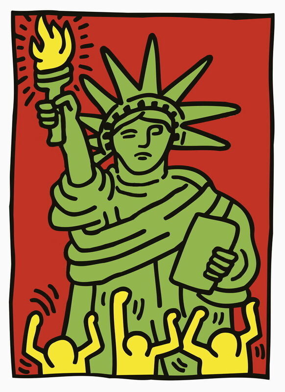 Keith Haring, ‘Statue of Liberty (1986)’, 2015, Reproduction, Pigment print on premium paper, Art Commerce