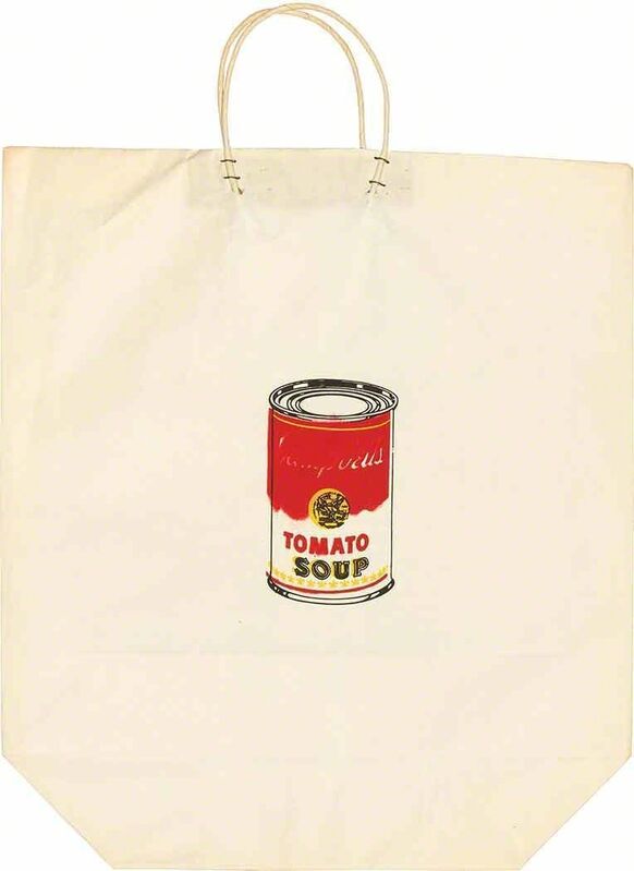 Andy Warhol, ‘Campbell'S Soup Can On A Shopping Bag (F./S. 4)’, 1964, Print, Color screenprint on a paper shopping bag, Doyle