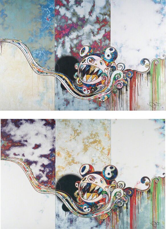 Takashi Murakami, ‘772772; and 772x777’, 2015; and 2016, Print, Two offset lithographs in colours, on smooth wove paper, with full margins., Phillips