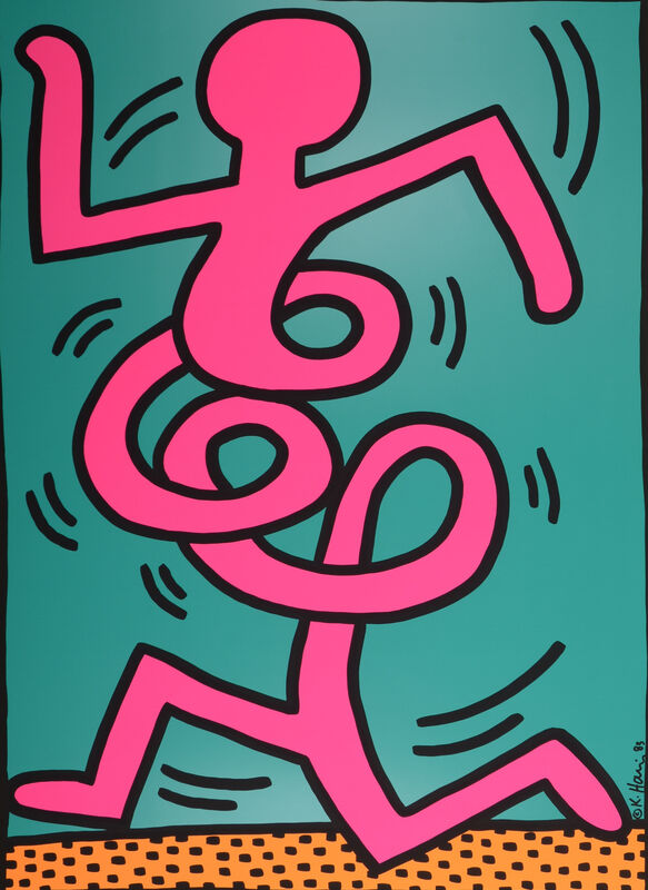 Keith Haring, ‘Montreux Jazz Festival, 1983’, 1983, Posters, Original screen-print poster, NCAG