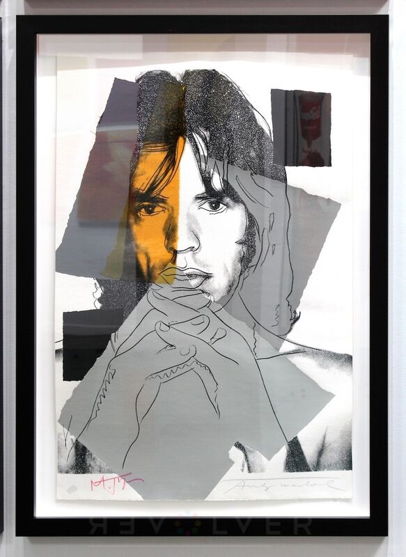 Andy Warhol, ‘Mick Jagger (FS II.147)’, 1975, Print, Screenprint on Arches Aquarelle (rough) paper., Revolver Gallery