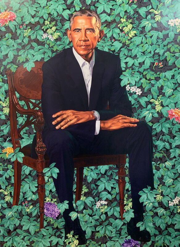 Kehinde Wiley, ‘Barack Obama White House Portrait’, 2018, Posters, Thick Print, New Union Gallery