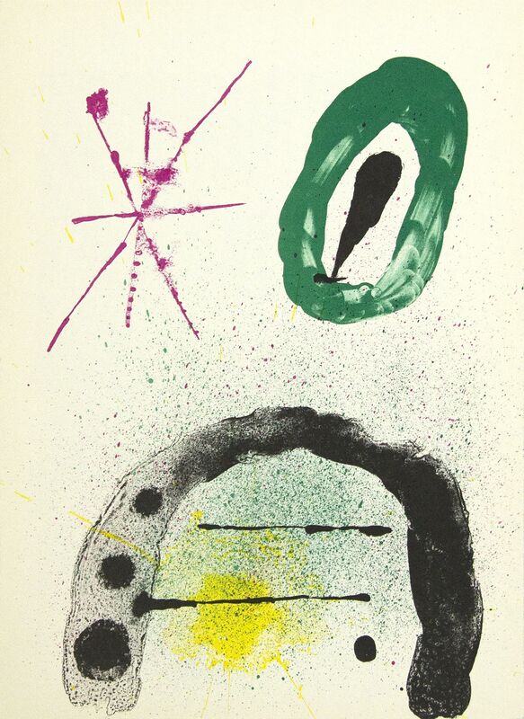Joan Miró, ‘The Gardner's Daughter’, 1963, Print, Original lithograph in colors, Heather James Fine Art Gallery Auction