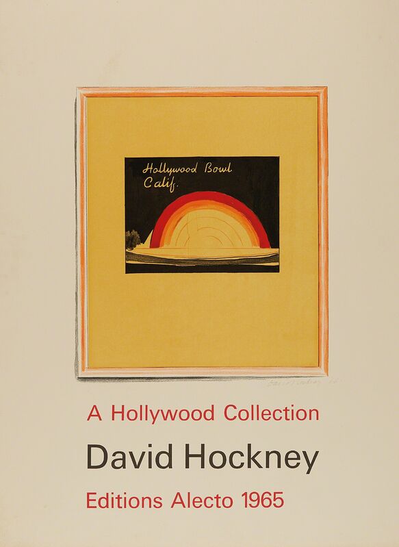 David Hockney, ‘Hollywood Bowl Poster’, 1966, Print, Offset lithograph in colors, on wove paper, with full margins., Phillips