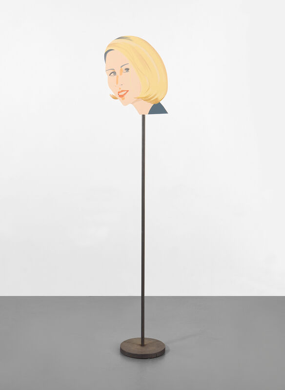 Alex Katz, ‘Jessica (S. 352)’, 2002, Print, Screenprint in colors, on aluminum (printed both sides), with metal stand., Phillips
