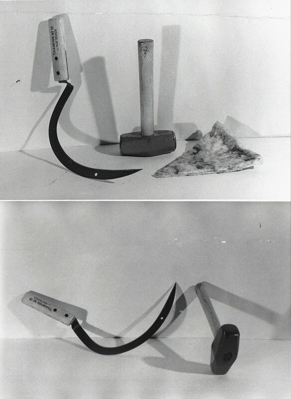 Andy Warhol, ‘Hammer and Sickle’, ca. 1976, Photography, Two unique gelatin silver prints, Christie's Warhol Sale 