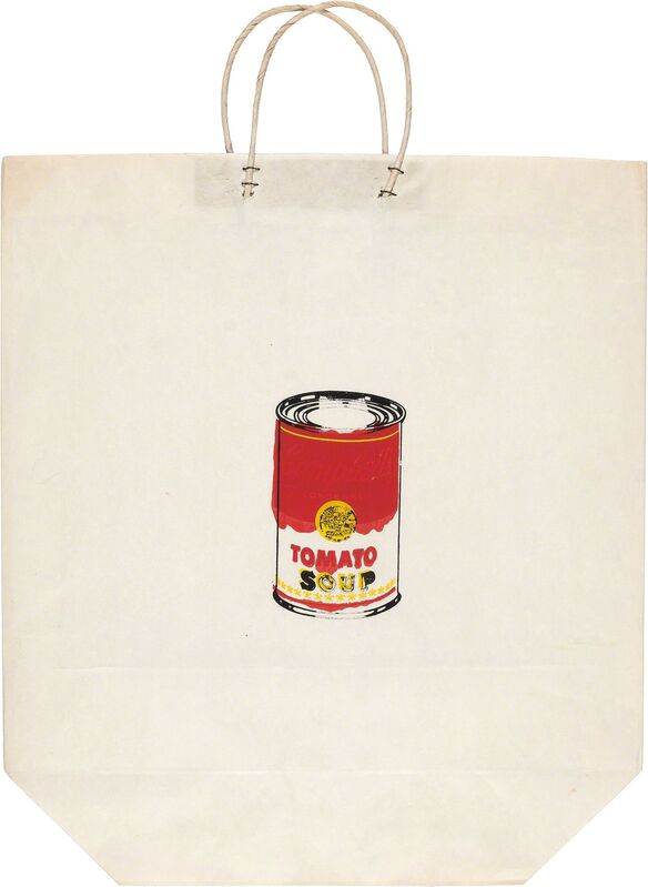 Andy Warhol, ‘Campbell's Soup Can On A Shopping Bag (F./S. 4)’, 1964, Print, Color screenprint on a paper shopping bag, Doyle