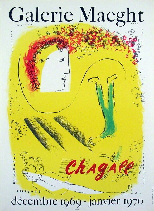 Marc Chagall, ‘The Yellow Background’, 1969, Ephemera or Merchandise, Stone Lithograph, ArtWise