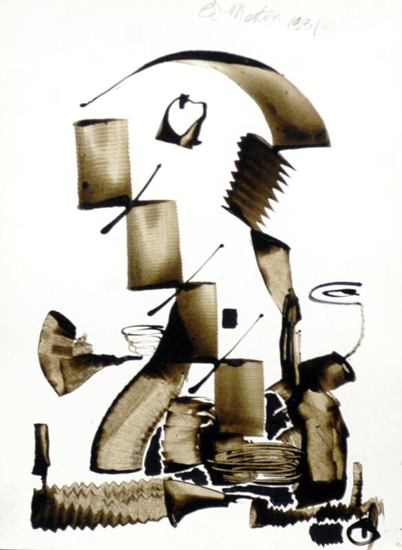 Eugene James Martin, ‘Substance to Success’, 1981, Drawing, Collage or other Work on Paper, Ink and bamboo reed stick pen, Eugene Martin Estate