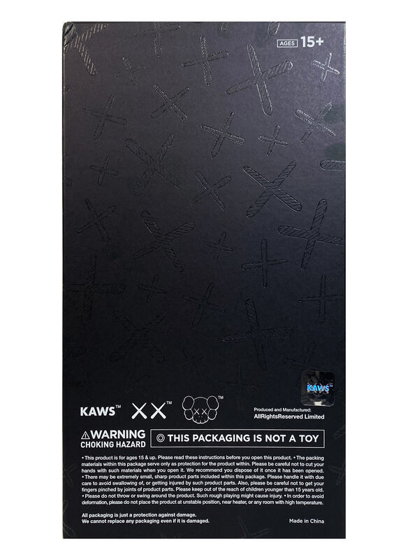 KAWS, ‘'Companion 2020' (black)’, 2020, Sculpture, Collectible painted vinyl art figure., Signari Gallery