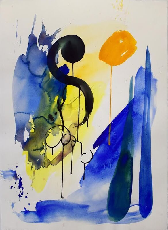 Jeffrey Wasserman, ‘Untitled’, 1988, Drawing, Collage or other Work on Paper, Watercolor on paper, Rosenberg & Co. 