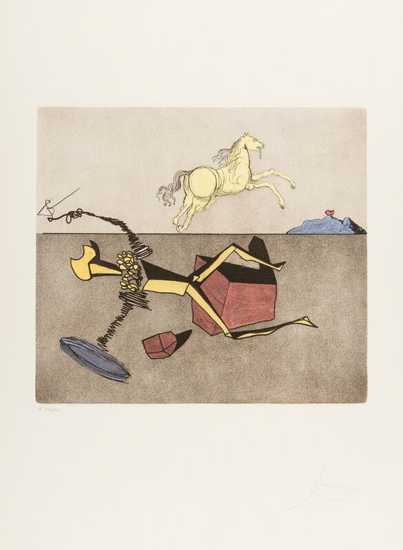 Salvador Dalí, ‘Aspiration (Field 80-1H)’, 1980, Print, Etching with aquatint printed in colours, Forum Auctions