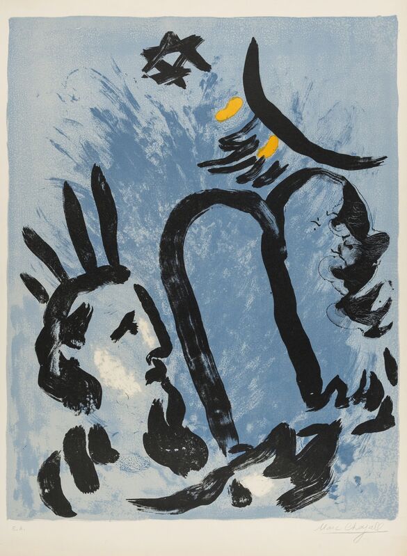 Marc Chagall, ‘Moses (Mourlot 229)’, 1960, Print, Lithograph printed in colours, on Arches paper, Forum Auctions