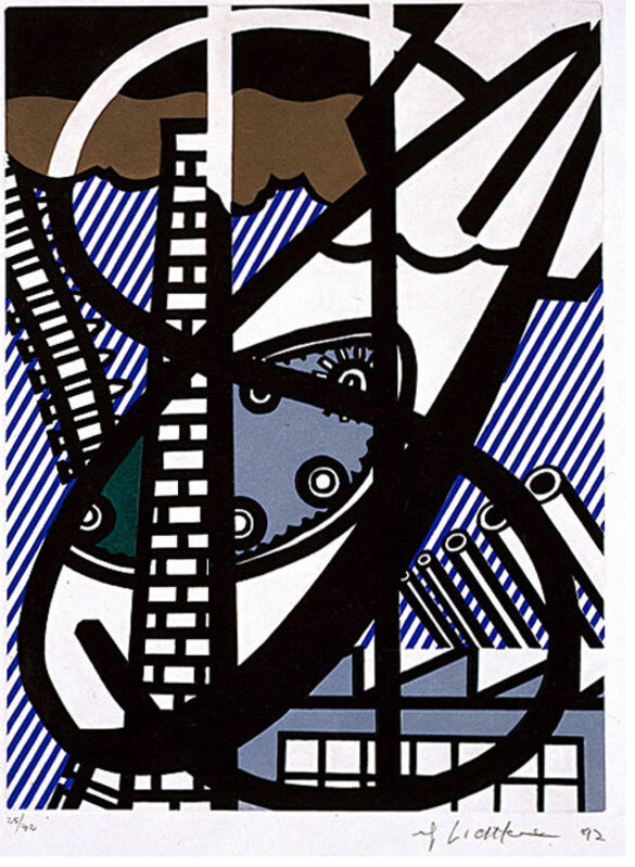 Roy Lichtenstein, ‘Une Fenêtre ouverte sur Chicago’, 1992, Print, Galerie Maximillian