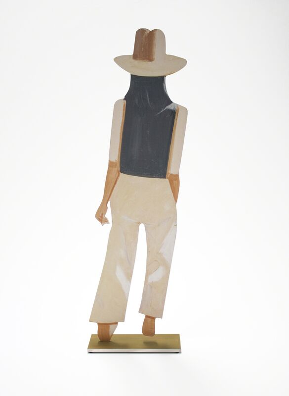 Alex Katz, ‘Departure (Ada). ed of 60’, 2017, Sculpture, Cutout from shaped powder-coated aluminum, printed on 2 sides with UV cured archival inks, clear coated, and mounted to bast of white bronze, Tayloe Piggott Gallery