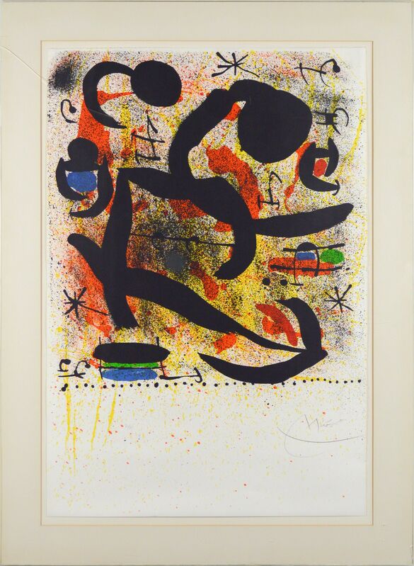 Joan Miró, ‘Affiche Avant la Lettre pour Donaueschiger Musiktage - Variante II’, 1969, Print, Color lithograh, Heather James Fine Art Gallery Auction