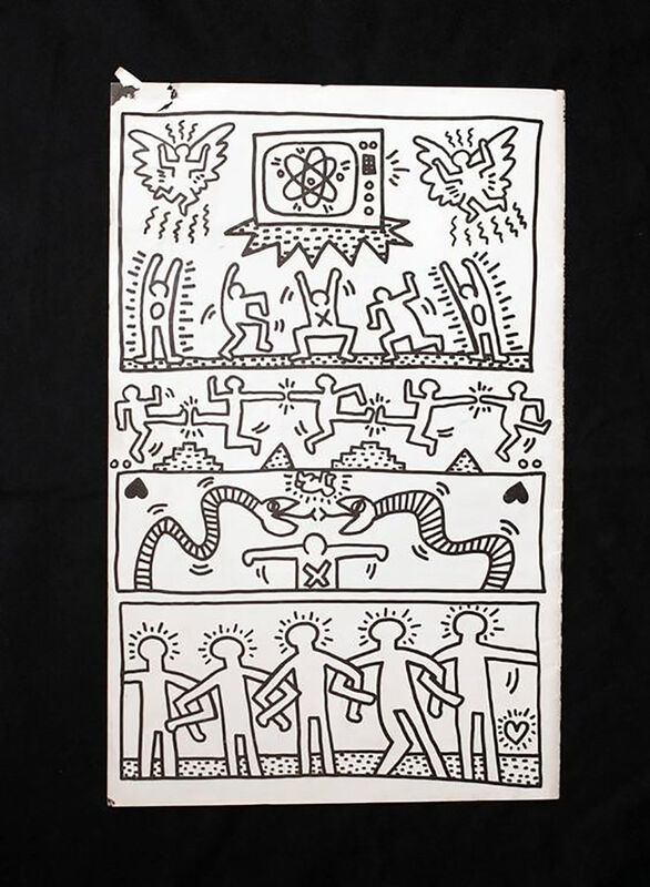 Keith Haring, ‘Keith Haring 1983 cover art ’, 1983, Ephemera or Merchandise, Offset printed, Lot 180