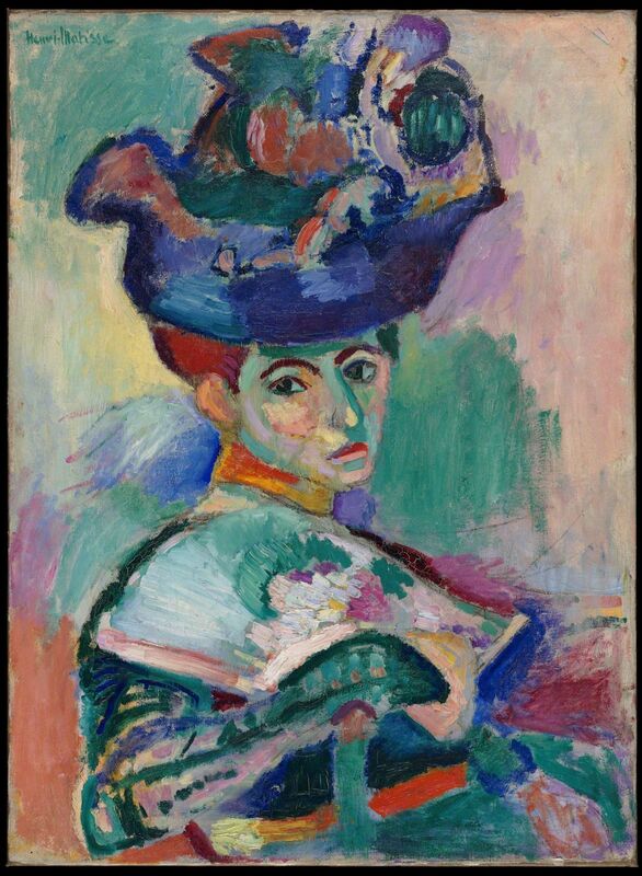 Henri Matisse, ‘Femme au chapeau (Woman with a Hat)’, 1905, Painting, Oil on canvas, San Francisco Museum of Modern Art (SFMOMA) 