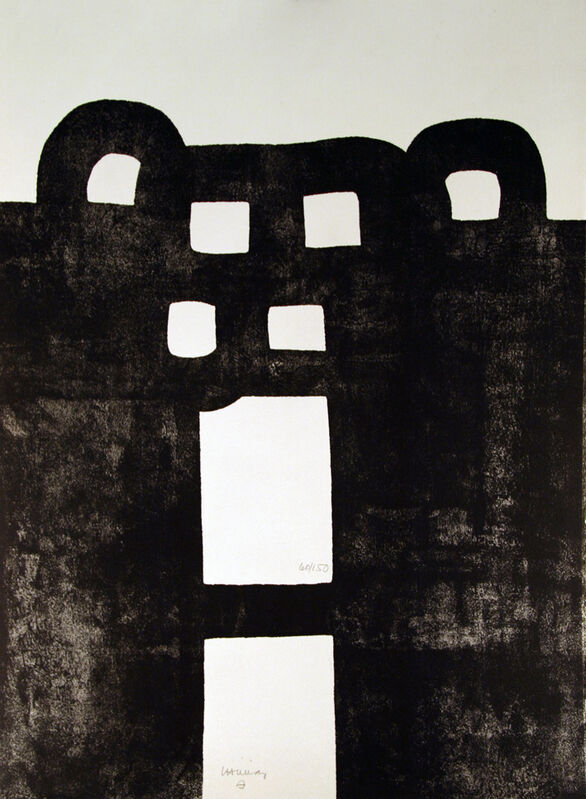 Eduardo Chillida, ‘Gurutze Gorria’, 1984, Print, Lithograph, Composition.Gallery