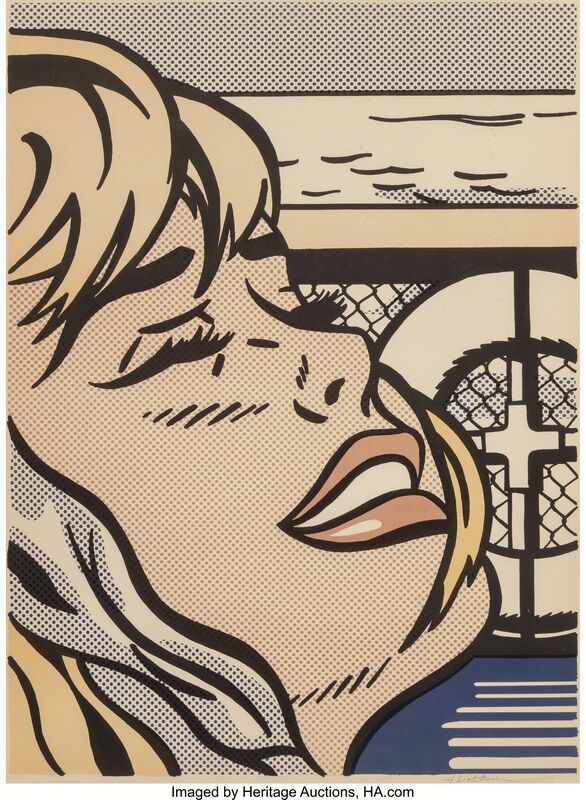 Roy Lichtenstein, ‘Shipboard Girl’, 1965, Print, Offset lithograph in colors, Heritage Auctions