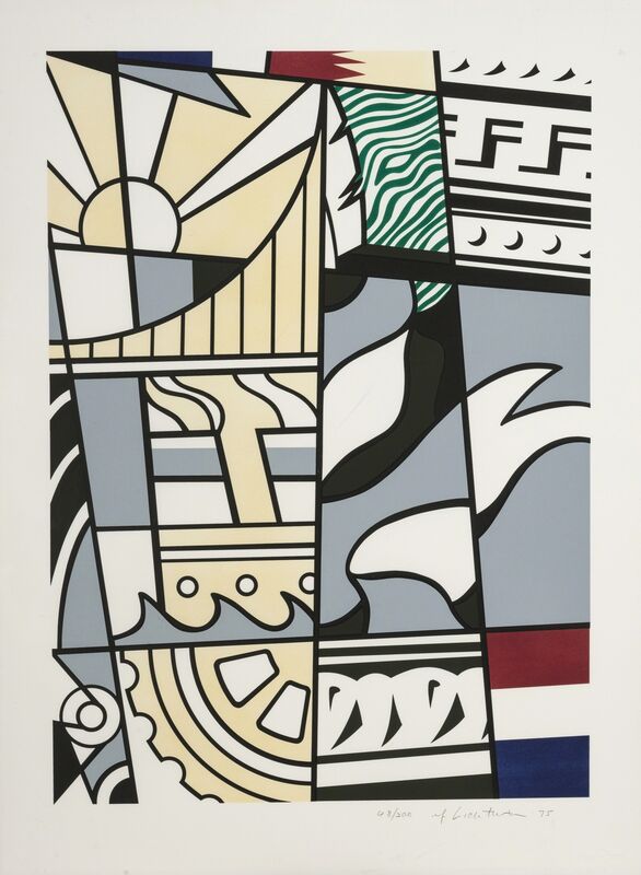 Roy Lichtenstein, ‘Bicentennial Poster (America: The Third Century) (Corlett III.26)’, 1976, Print, Screenprint in colours, Forum Auctions