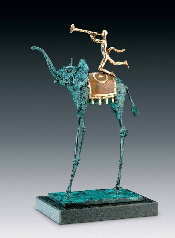 Salvador Dalí, ‘Triumphant Elephant’, Conceived in 1975, Sculpture, Bronze lost wax process, Dali Paris