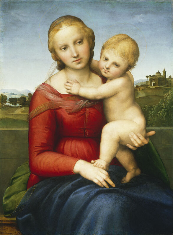 Raphael, ‘The Small Cowper Madonna’, ca. 1505, Painting, Oil on panel, National Gallery of Art, Washington, D.C.